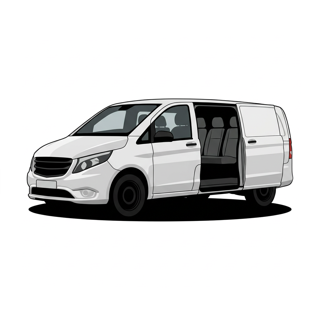 Van — ~800 kg, 約 2.4 m³